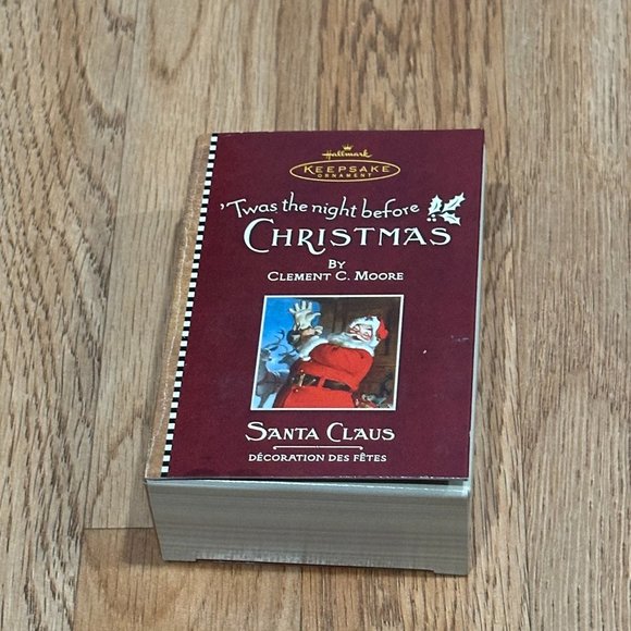 Hallmark Keepsake Ornament 'Twas The Night Before Christmas' Santa Claus 2001 - Picture 4 of 5